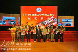 華峰為溫大10位優(yōu)秀品德者頒獎(jiǎng)，共筑校園道德高地